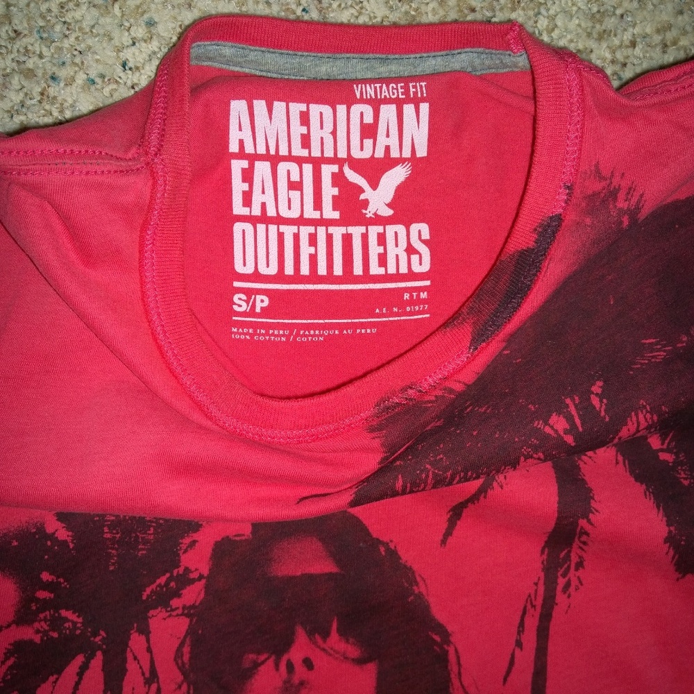 Men's American Eagle Graphic Tee-Shirt View 3